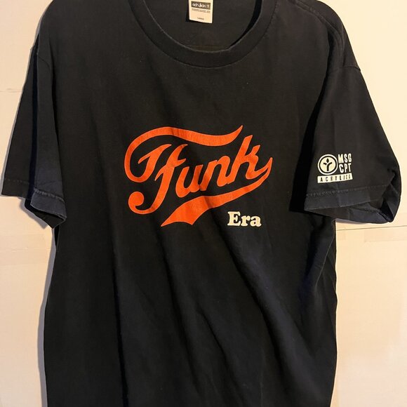 Funk Era T-Shirt Black – MSG CPT Entertainment Logo – Gildan – Size large - Picture 2 of 5